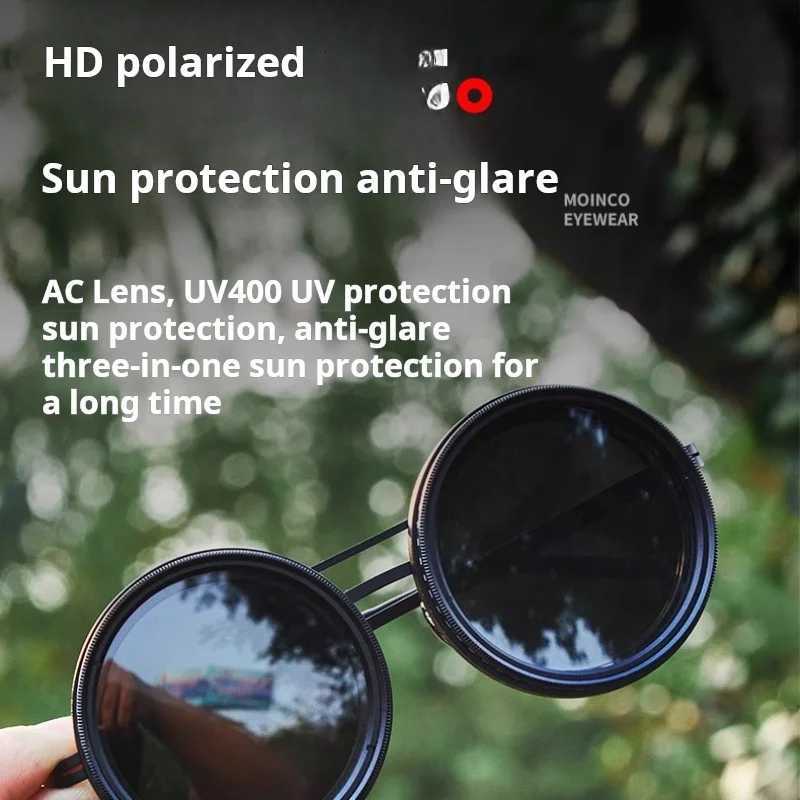 9-level ND2-400 adjustable dimming glasses fishing sunglasses UV anti UV polarized sunglasses ND filter With Glasse Case Set H260319 - view 5
