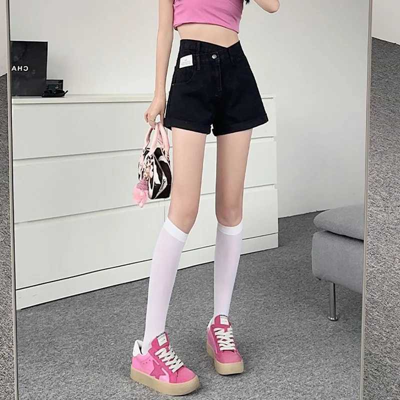 2026 Korean Casual Summer Women Thin Jeans Lady Fashion High Waist Denim Shorts Hot Sale Girls Slim Fit Short Pants M260319