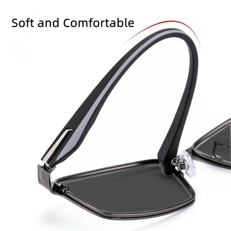 LOERHUNAR Brand Design for Mens Retro Business Myopia Sunglasses with Diopter 0 -075 -10 -15 -175 -20 -25 -30 to -60 H260319 - view 3