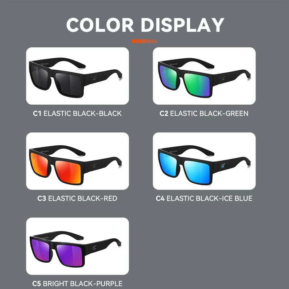 KAENON Fashion Square Versatile Polarized Sunglasses Men Women Sports Fishing Driving Sun Glasses UV400 Eyewear H260319 - view 7