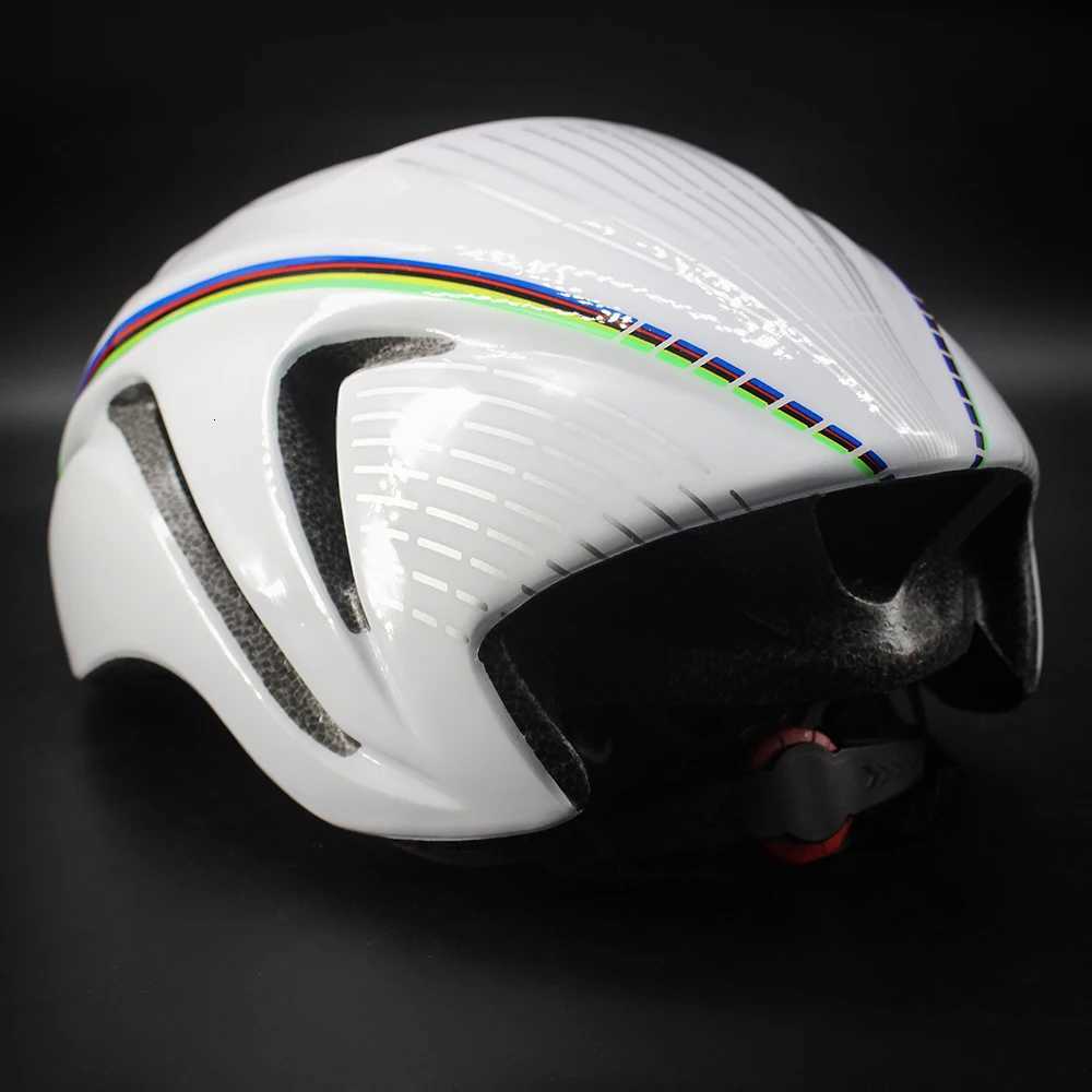 Triathlon Cycling Helmet Time Trial Aero Road Bike Helmets Mtb Race Protector Bicycle Helmets Casco Ciclismo Bicycle Equipment H260319