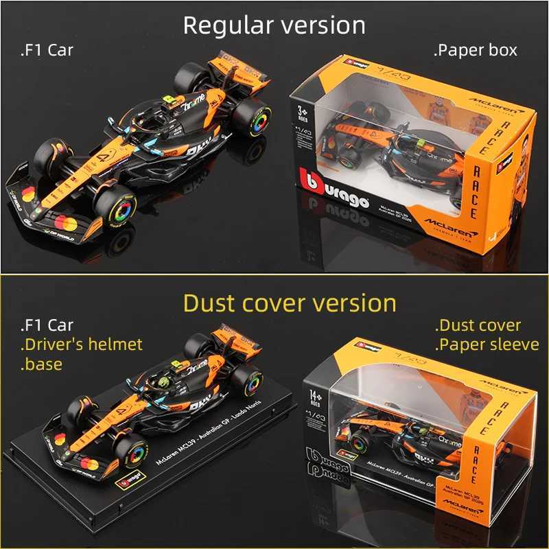 Bburago 143 2025 McLaren Racing MCL39 F1 Alloy Car Model Formula Auto Toy 4 Norris 81 Piastri Die Cast Static Miniature Y260319