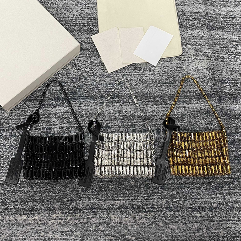 Crystals Micro evening bag 11.5cm Designer Shoulder bag Luxury Party Bag Diamond quality With box YL788380