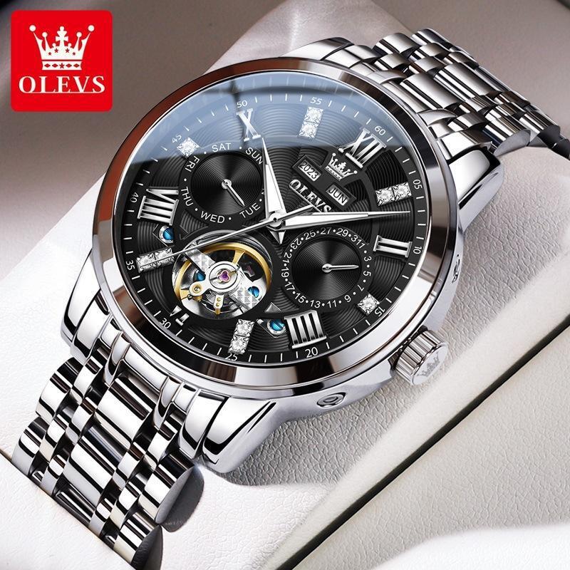 Watch Fashion Watch Fashion Olys Brand Watch Multi Functional Fashion Mechanical Watch Watches Men Designer Business Classic Waterproof Men's Wat