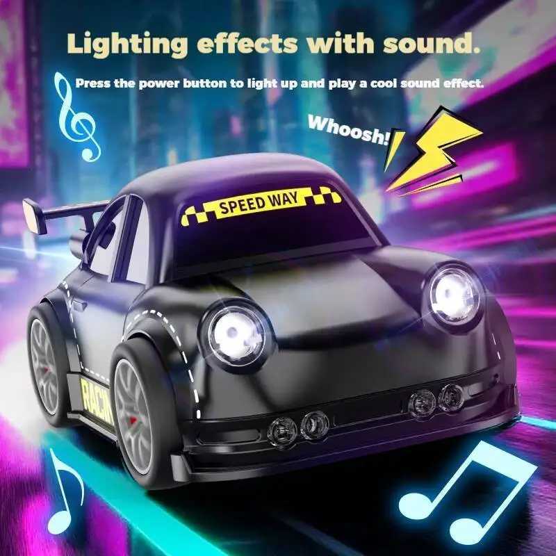 1/64 24G High Speed Drift Rc Car 4WD Remote Control Car Four-Wheel Drive Radio Controlled Car Mini Racing Model Toy for Gift Y260319