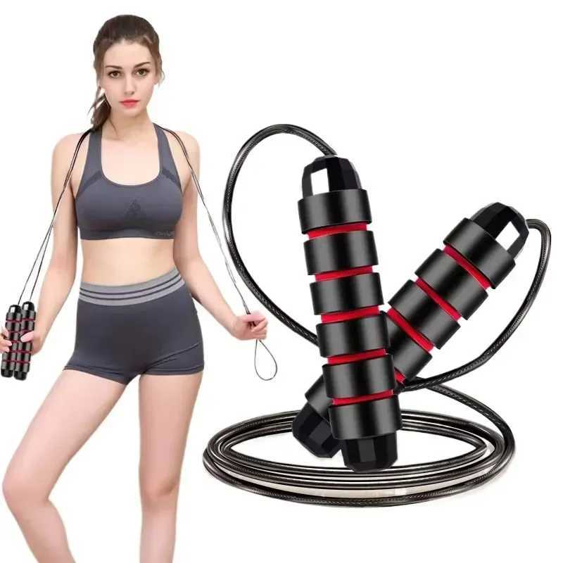 New Jump Rope Steel Wire Skipping Exercise Adjustable Jumping Fitness Workout Training Home Sport Equipment Tangle-Free M260319
