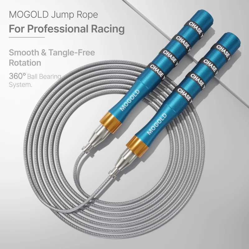 Self-Locking Bearing Skipping Rope Suitable for Human Aerobics Aluminum Alloy Handle Adjustable Rope Length Student Racing a03 M260319