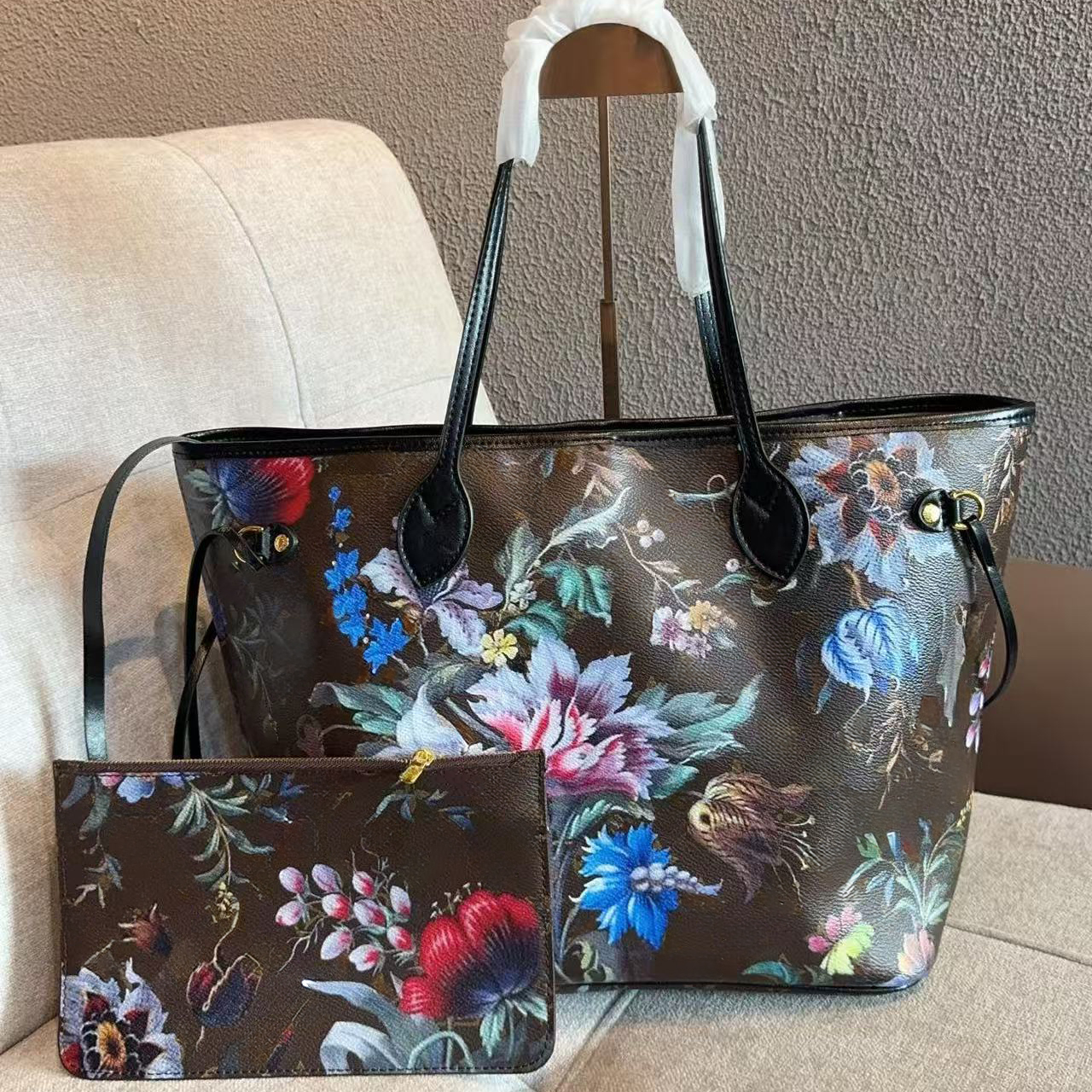 26s Designer Tote Bag Monogram Eden Edition Shoulder Crossbody Bag Woman Pretty Flora Fauna Pattern Leather Handbag Travel Bag Shopping Bag M29066 M28918 M29148