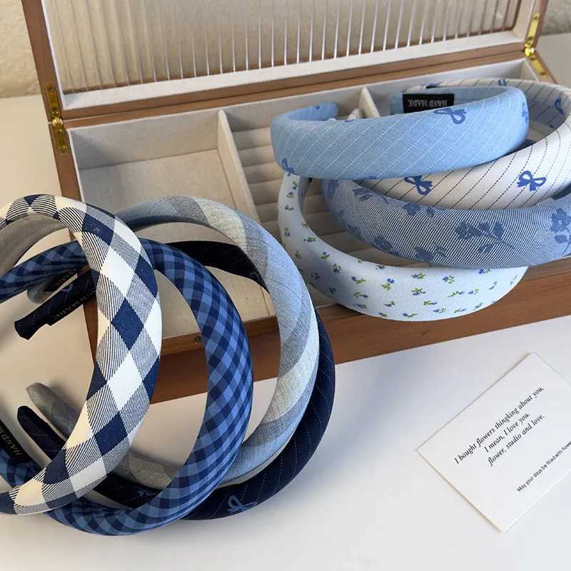 20cm Striped Bow Headband Womens New Fresh Hair Band Fashionable Hair Accessories H260319