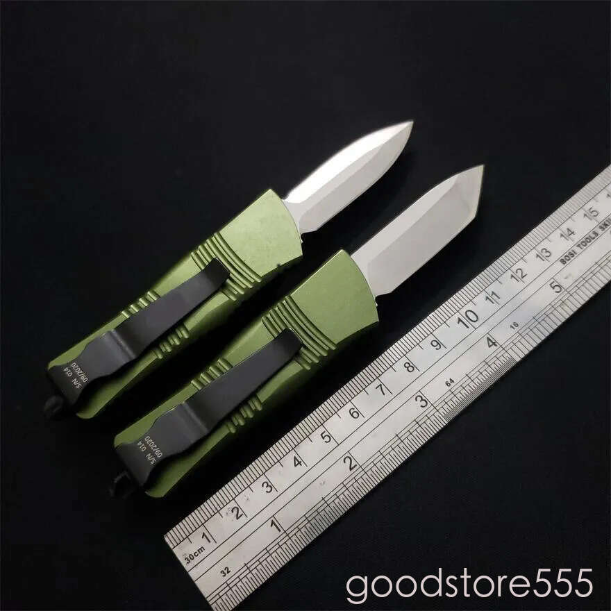 High End 5.8inch fixed blade knife 204P Mini Exocet couteau Knife Green Bounty Hunter Wallet Pocket Knives UT85 pocket knife EDC tools