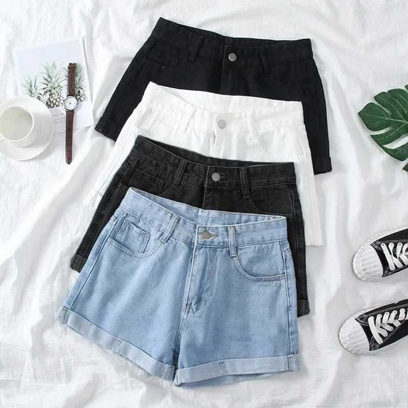 Summer Female Classic Korean Thin Jeans Women Fashion High Waist Short Pants Hot Sale Girls Casual Denim Shorts M260319