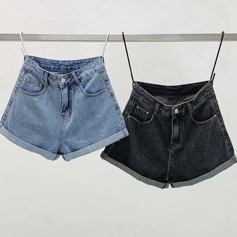 Shorts Women Denim Vintage Summer Basic Simple All-match Hot Sale High Waist Leisure Ulzzang Ladies Streetwear Chic Classic Ins M260319