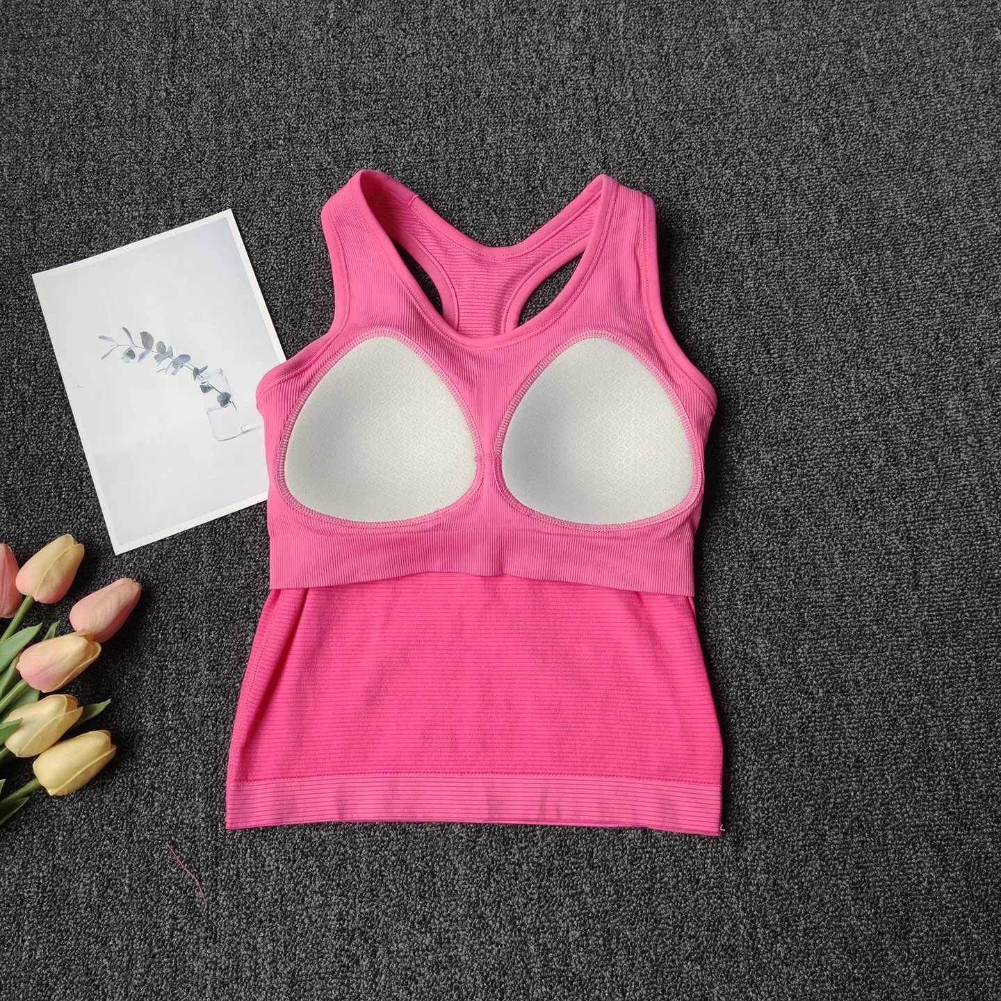 Summer Womens Sleeveless Sports Vest Tight-Fitting Quick-Dry Casual Fitness Top Running Shirt Tank Tops Yoga Wear Pilates Tops Z20260319