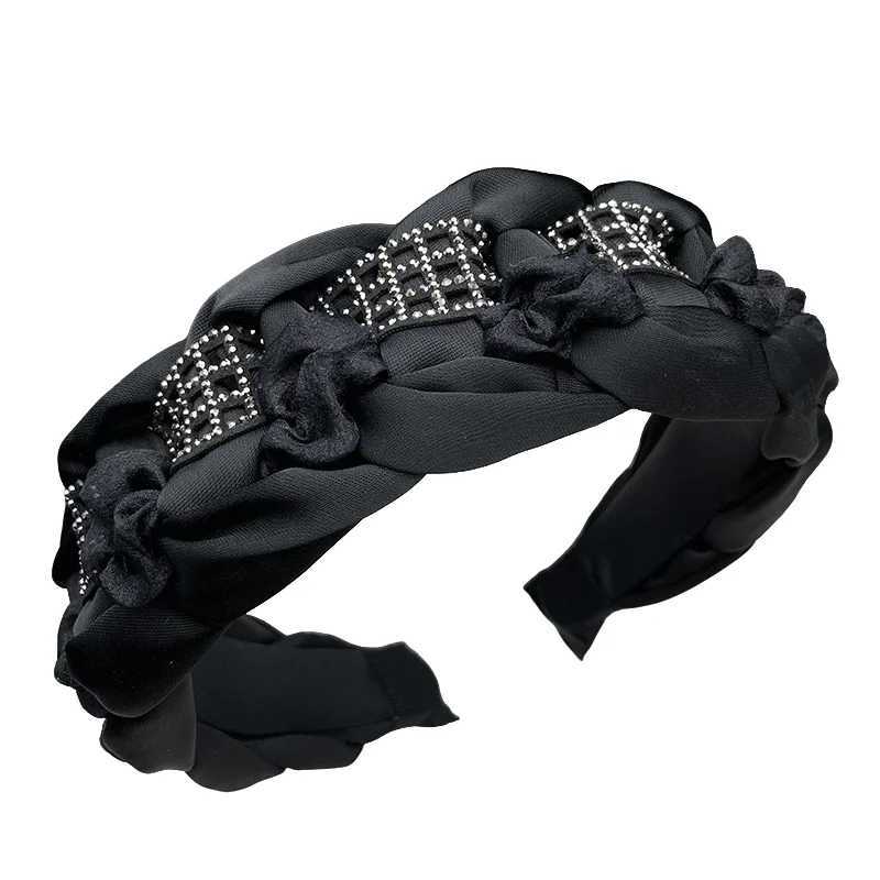 Retro temperament black hairpin hair band womens 2026 net red new high-grade appearance headdress pressure hair wash Headband H260319