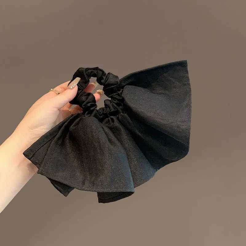 Extra Large Plaid Hair Ties Elastic Bands Womens New 2025 High-End Hair Accessories Headbands Stylish Hair Flowers H260319