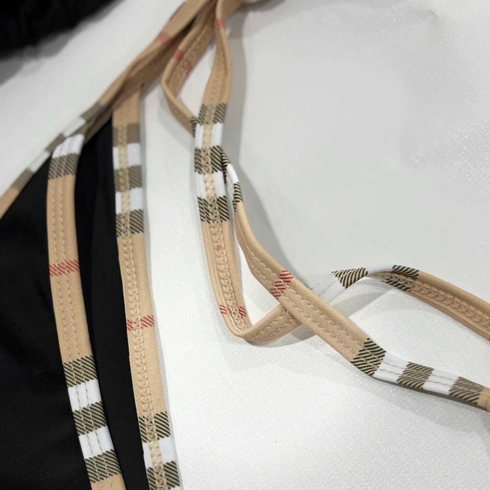 Brand Design Stripe Halter Bikini Women Swimwear Female Swimsuit Two Pieces Bikini Set Sexy Bathing Suit Swim Beach WearT260318