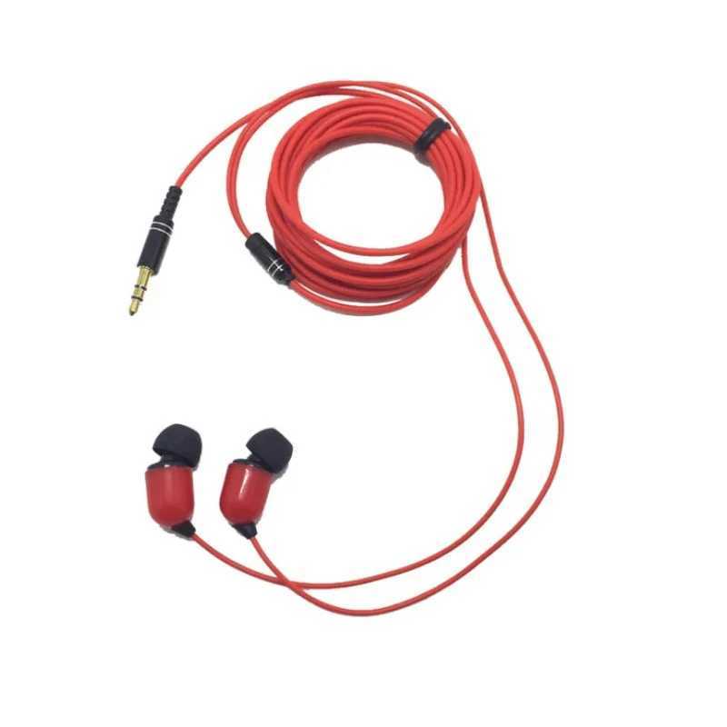 Wired In Ear Earphones 3 Meters 3m Long Line Jack 35mm Computer Headset Headphones 5 Generation Earplug TV PC Headsets D260319