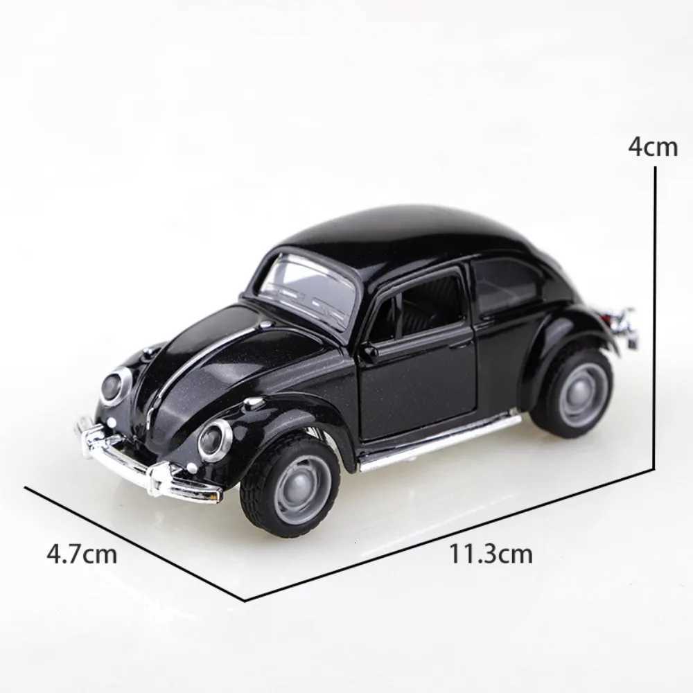 Retro Beetle Alloy Car Model Toy for Collection Exquisite Simulation Design Cake Decoration Home Office Display Gift Y260319