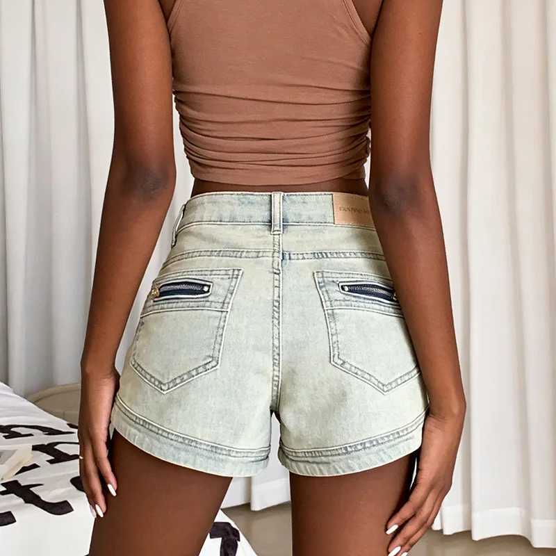 Summer Lady Retro Y2k Skinny Thin Jeans Girls Classic Fashion Low Waist Short Pants Hot Sale Women Leisure Denim Shorts M260319