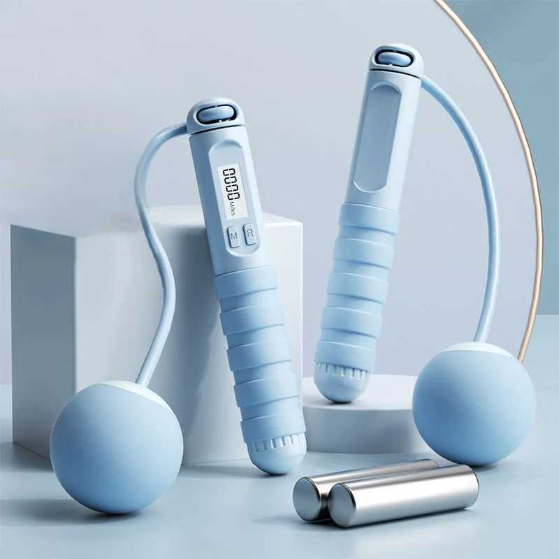 Electronic Counting Large Ball with Load Carrying Jump Rope Aerobic Exercise for Men and Women Weight Loss Exercise Fitness M260319