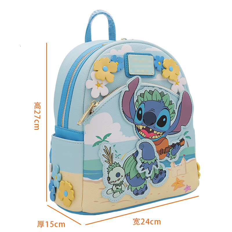 Loungefly Lilo series merchandise children's backpacks, Stitch school bags, unisex casual bags