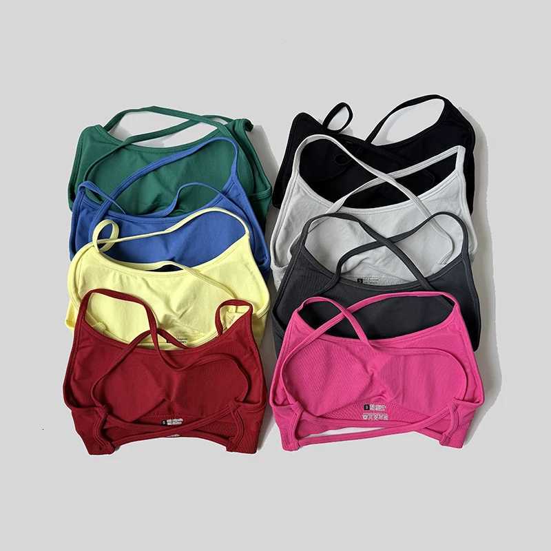 Backless Sports Bra Women Seamless Impact Yoga Top Bra Padded Gym Crop Top Stretchy Breathable Fitness Sports Top Z20260319