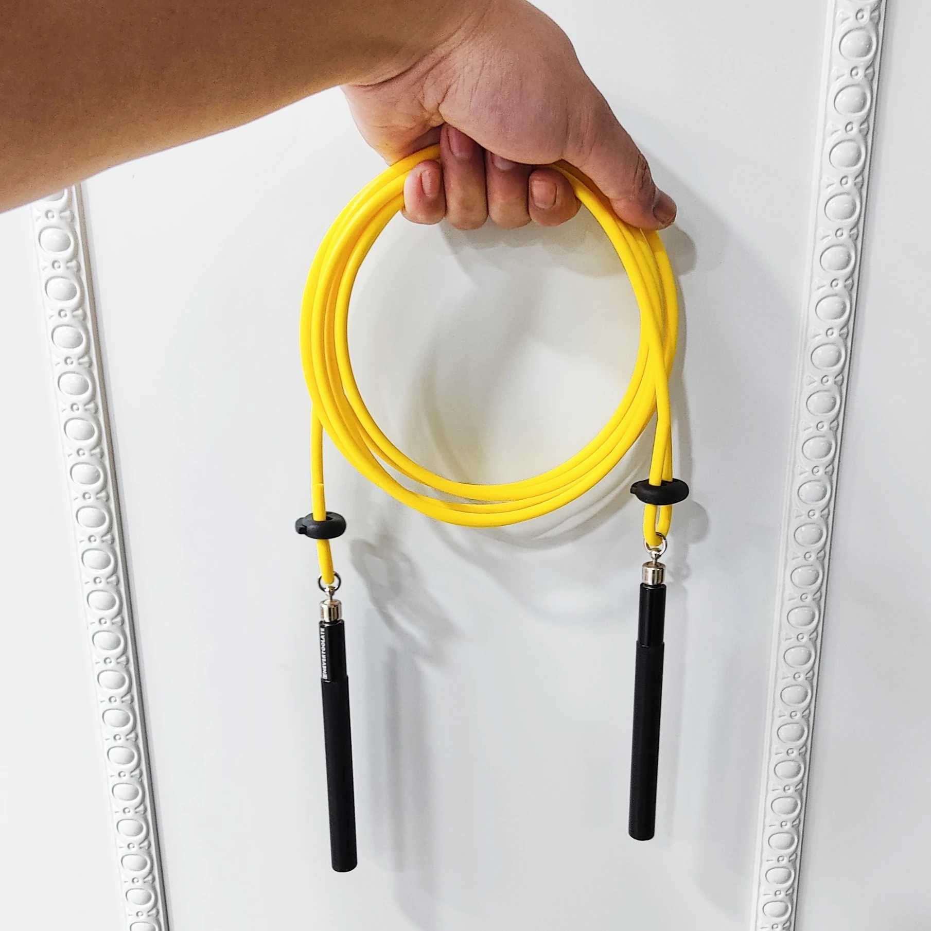 ANTI COLD ALLOY ROPE PVC PU no limit 360 rotate bearing jump rope 6mm rope cord no tangle skip ropE M260319