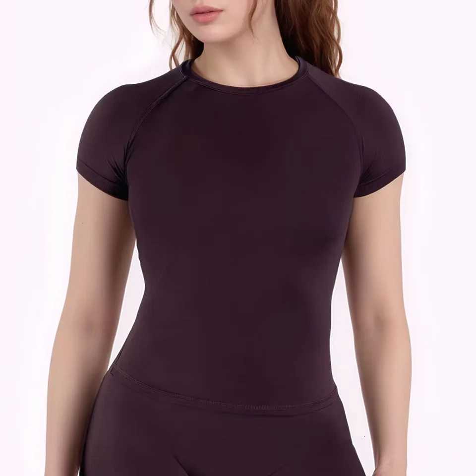 NCLAGEN Sport Shirt Women Fitness Impact Short Sleeve Top Gym Workout Yoga Blouse Quick Dry Breathable Running Tee Versatile Top Z20260319