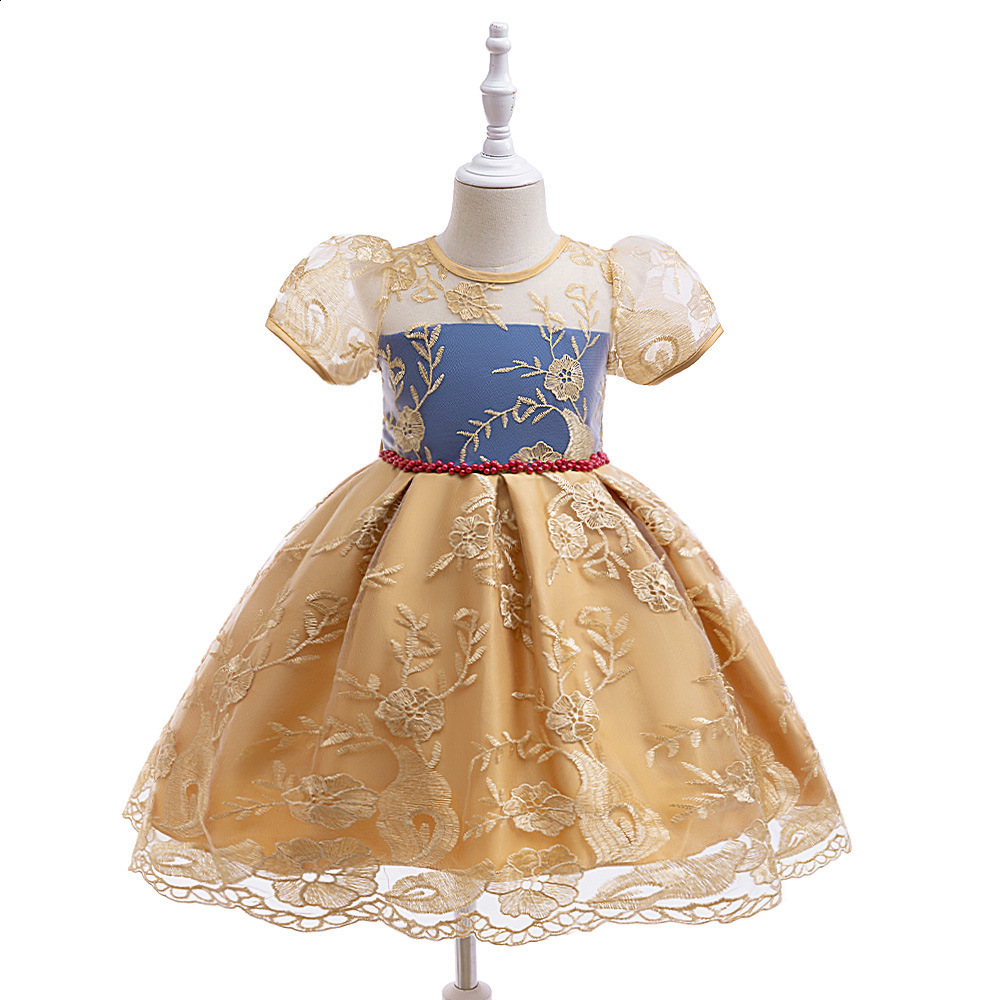 Baby Christmas Dress for Girls Toddler Kids Long Sleeve Lace 1st Birthday Clothes Little Girls Tutu Princess Wedding Party Gown 240704