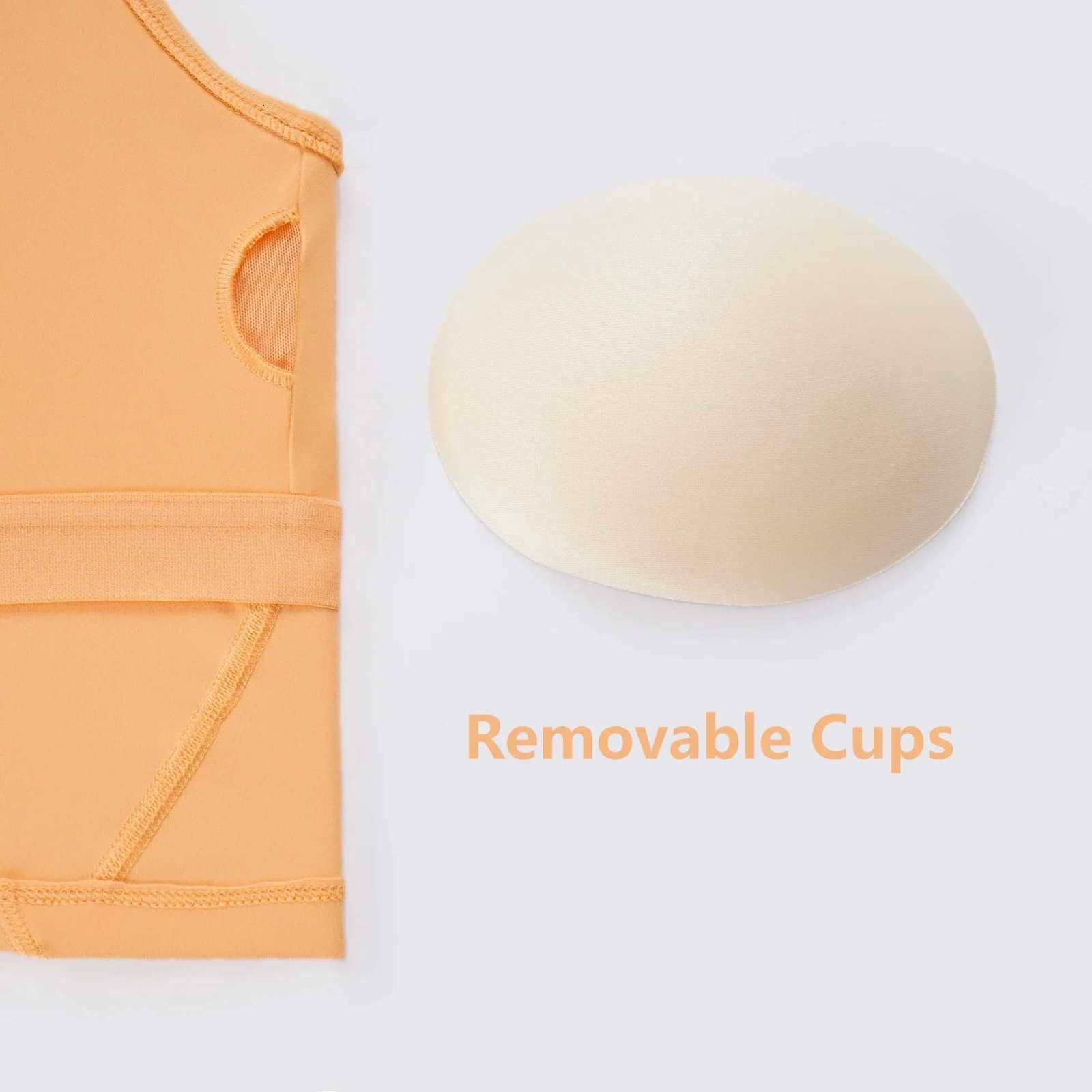 High Impact Yoga Top Women Shockproof Running Sports Bra with Removable Cups Tank Tops Gym Breathable Workout Tops Fitness Bra Z20260319