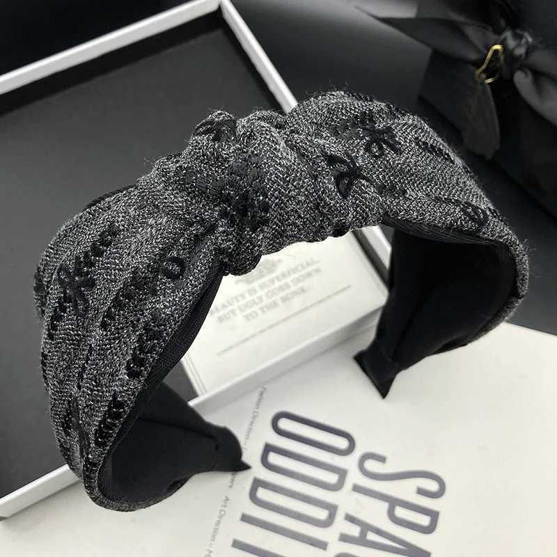 High end bow hook flower hair clip for womens fashion new high skull top headpiece with wide edge compression headband H260319