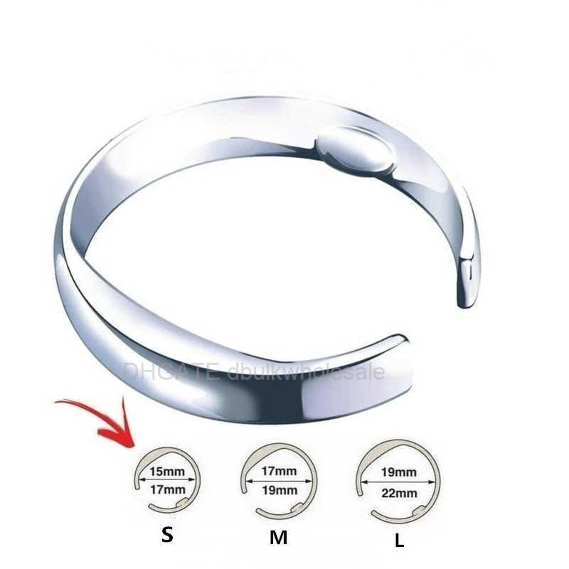 Anello Anti Russare Digitopressione Apnea Aiuto Per Dormire Smettere Di Russare Anello Anti Russare In Argento Moda Nuovo Dispositivo Russare 2023 2-image