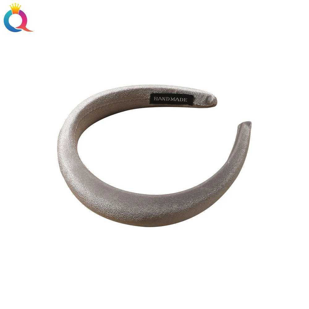1pcs Velvet Headband Black Beige Wine Blue Green Sponge Hair Hoop Korean Women Elegant Hair Accessories H260319