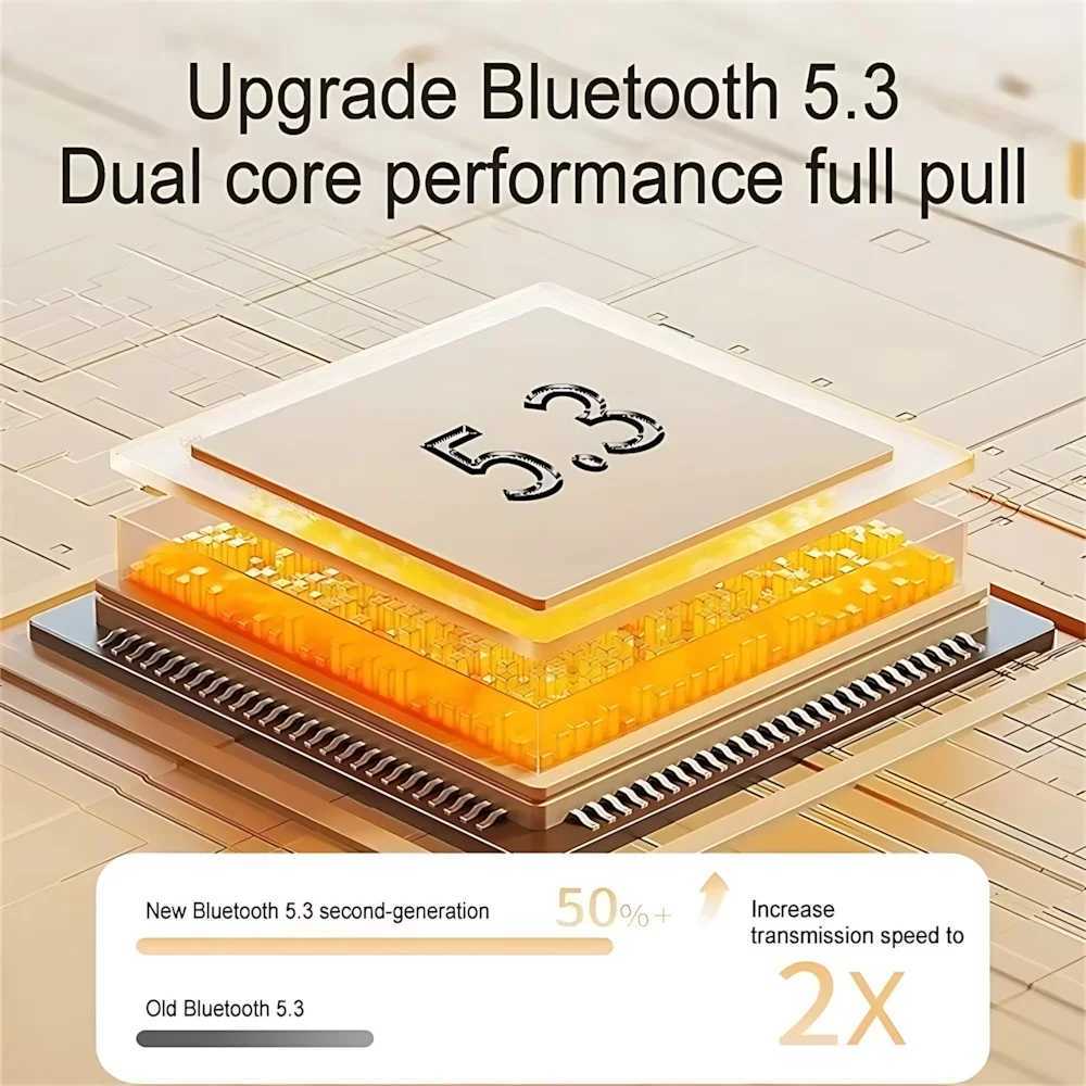 PRO 5S Earbuds True Wireless Earphone Noise Cancelling Update Bluetooth 53 Headset HD Music Headphone In-Ear Handsfree With Mic D260319