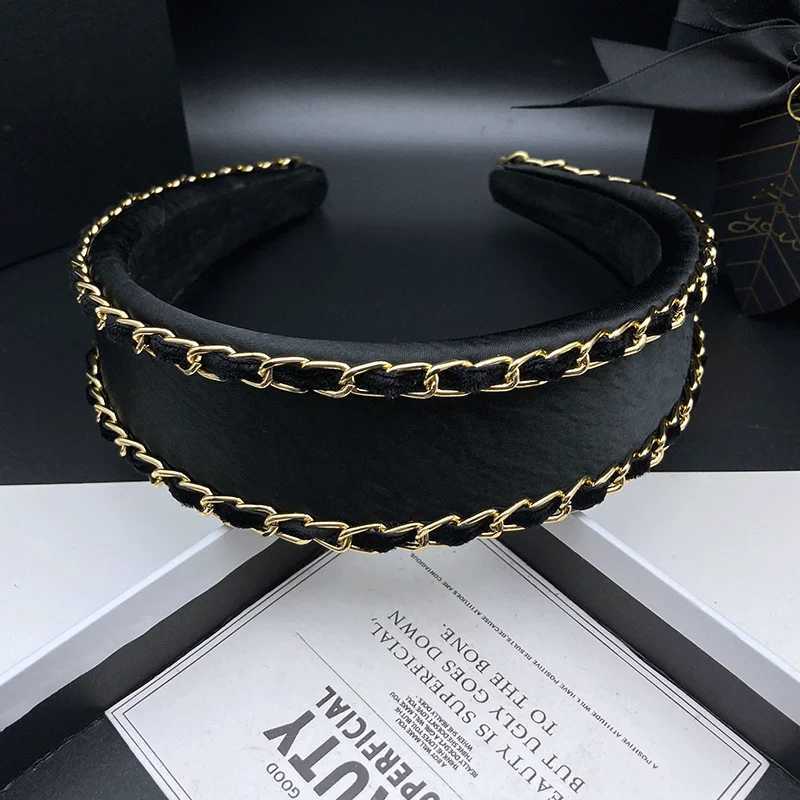 Sponge high skull top hair clip womens light luxury fashion high fixed hair headband wide edge pressed hair headband H260319