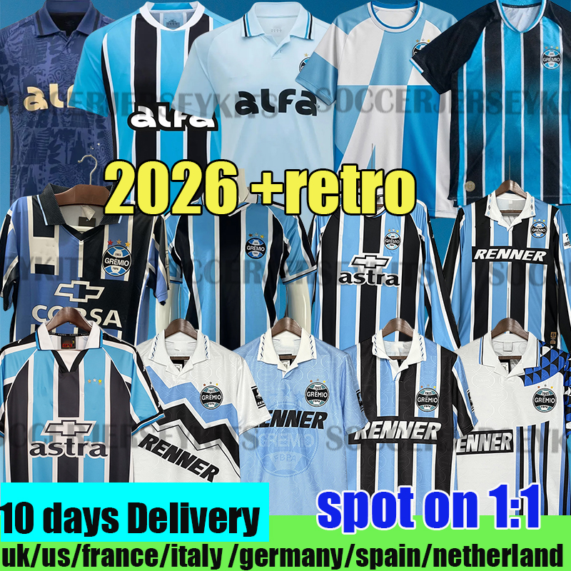 2025 Gremio Soccer Jerseys 25 26 AMUZU CRISTALDO MONSALVE AREZO VILLASANTI BRAITHWAITE OLIVERA Gremio Football shirts