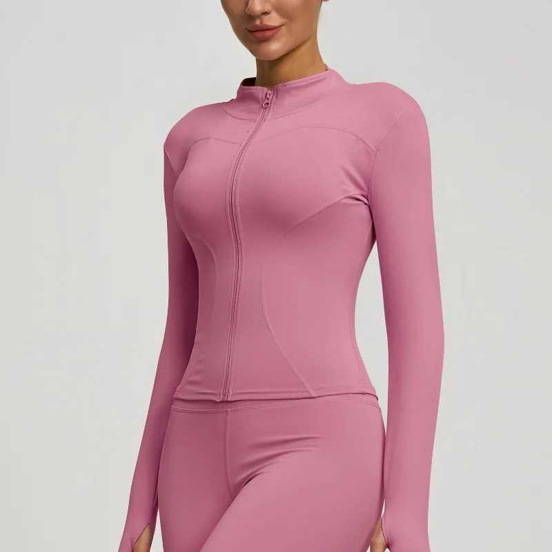 2026 Spring and Summer New Casual Womens Clothing Slim Yoga Clothing Sports Fitness Top Jacket Z20260319