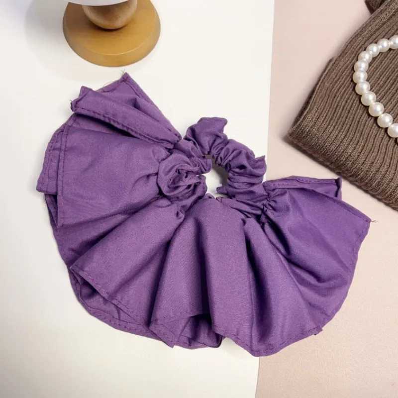 1pc New style of fresh double layered skirt with hair loop and headband tied with ponytail and large intestine loop H260319