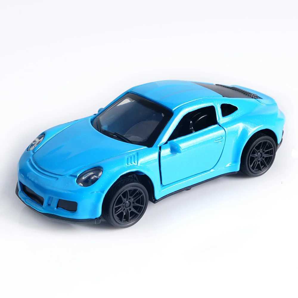 Blue Supercar Diecast Model - 143 Scale Alloy Sports Car with Openable Doors Ideal for Kids Play Car Enthusiast Collections Y260319