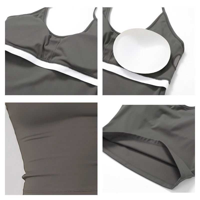 Hearuisavy Shockproof Yoga Vest Running Gym Tank Top Women Fitness Quick-Dry Workout Vest Female Sports Sleeveless Top Women Z20260319