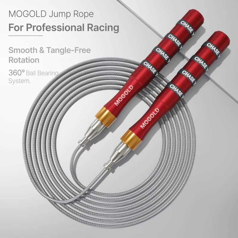 Self-Locking Bearing Skipping Rope Suitable for Human Aerobics Aluminum Alloy Handle Adjustable Rope Length Student Racing a03 M260319