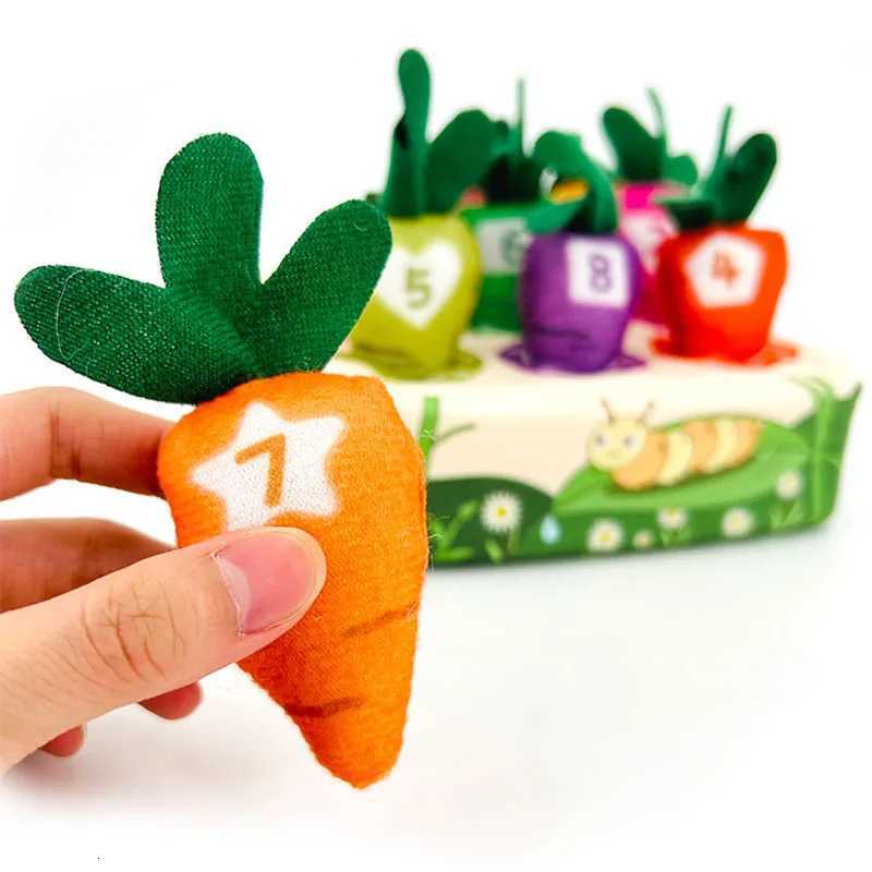 Baby Carrot Harvest Game Montessori Toy Pull Turnip Toddler Motor Skills Training Color Learning Educational Toys For Children Y260319