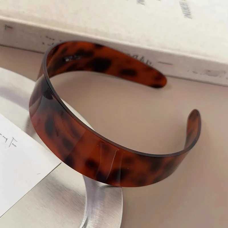 Creative Skincare Headband Tortoiseshell Print Non Slip Hair Band For Washing Face Makeup Acetate Vintage Style Headwrap Women H260319