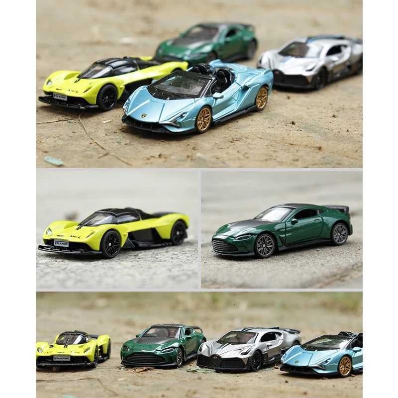 TSC164 Alloy Car Model Aston Martin Bugatti Simulation Childrens Toy Decoration Collectible Item Non-Radio Controlled Vehicle Y260319