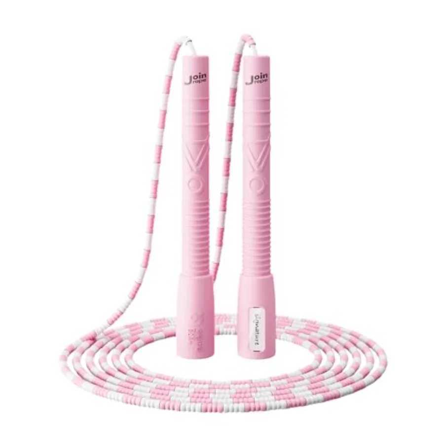 Adjustable Beaded Jump Rope with Double Bearing for at Home School Gym Tang-Free Flexible and Durable Jumping Rope for Fitness M260319