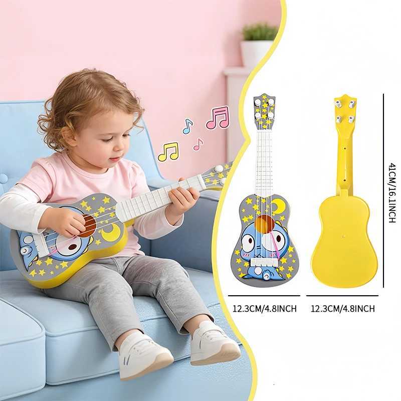Blue Guitar Music Toy Suitable for Children Aged 0-3 And above Age Infants Early Education Musical Instrument Toy Y260319