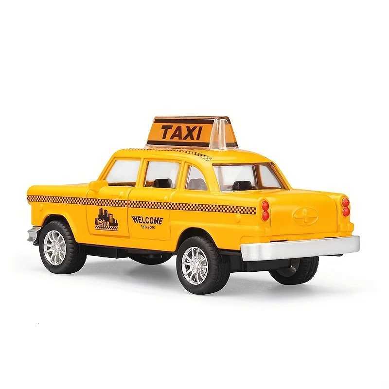 136 alloy Thunderbird taxi model childrens toy car ornament springback car model boys educational toy Y260319