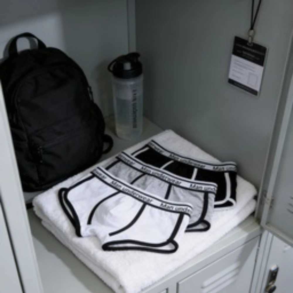 Mens Cotton Boxers Breathable Underwear Mid Waist Solid Color Boxershorts Comfortable Male Underpants Trend Shorts D260319