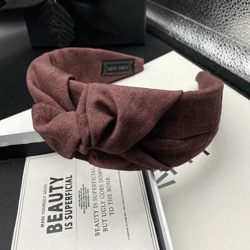 Retro hair clip headband for women new high skull top adult hair tie headband with wide edge compression headband H260319