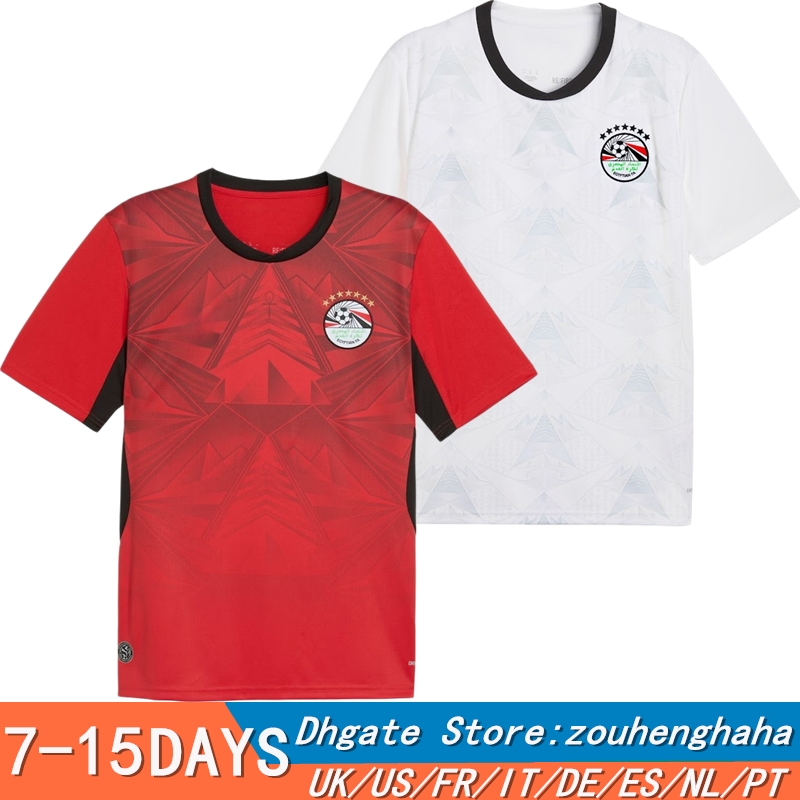 26 27 Egypt Soccer Jerseys 2026 2027 Home Away Fans Player Men kids Football Shirt Kit M.SALAH MARMOUSH M.TREZEGUET IBRAHIM M.ATEYA N.MAHER ZALAKA A.KOUKA